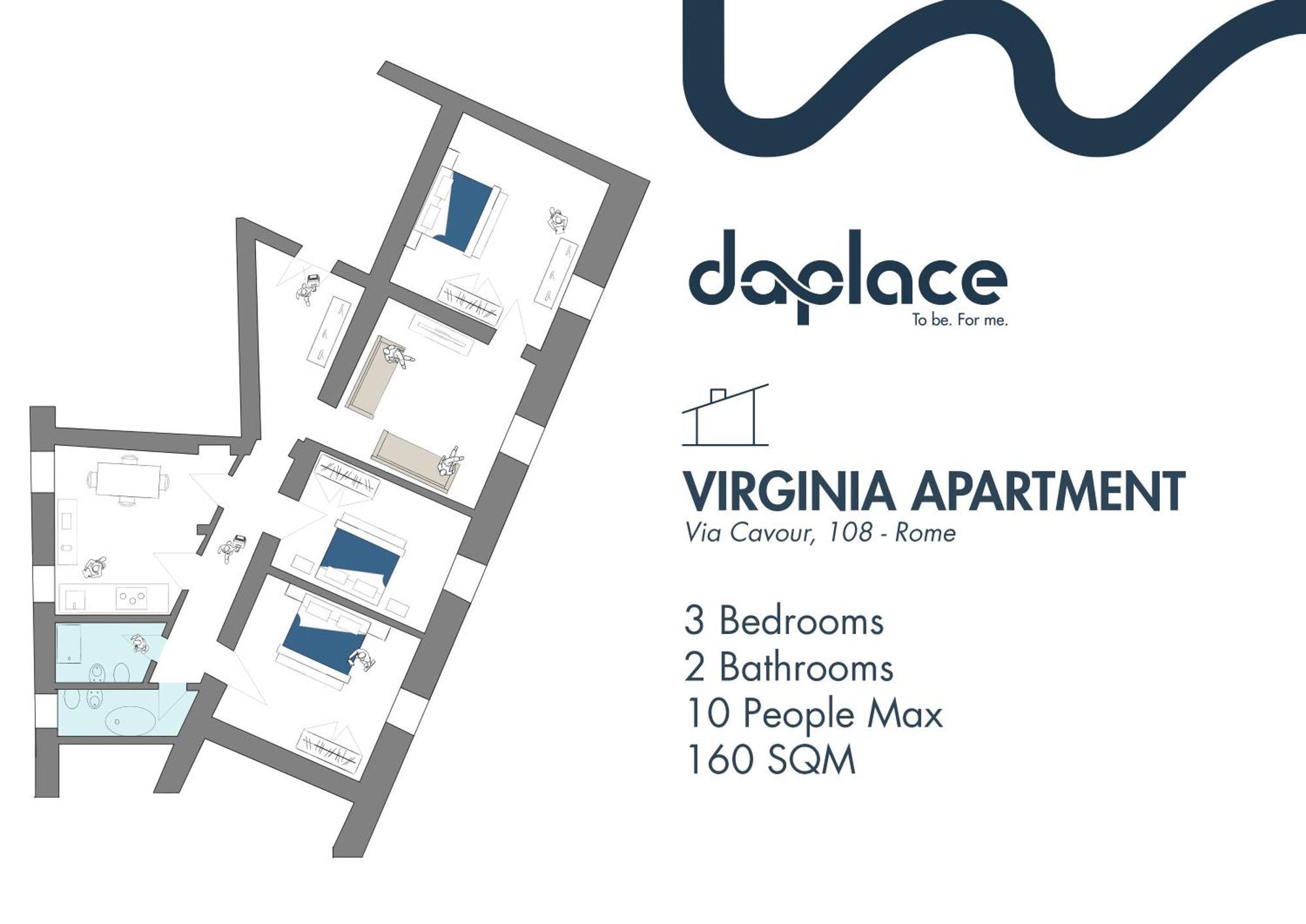 Daplace - Virginia Apartment Róma Kültér fotó